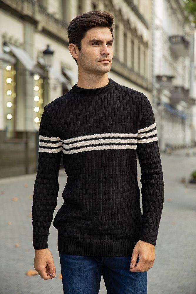 

Свитер White 2029-1 XL Черный