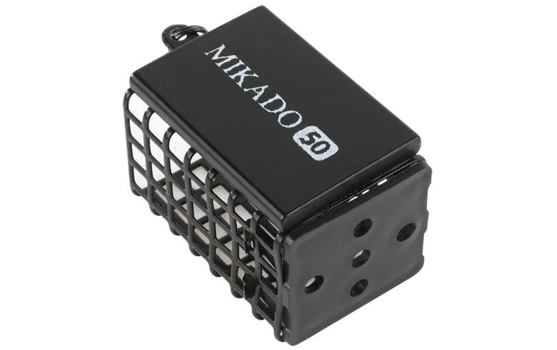 

Кормушка фидерная квадратная с дном Mikado 25х30х44 мм 50 г 10 шт Вlack