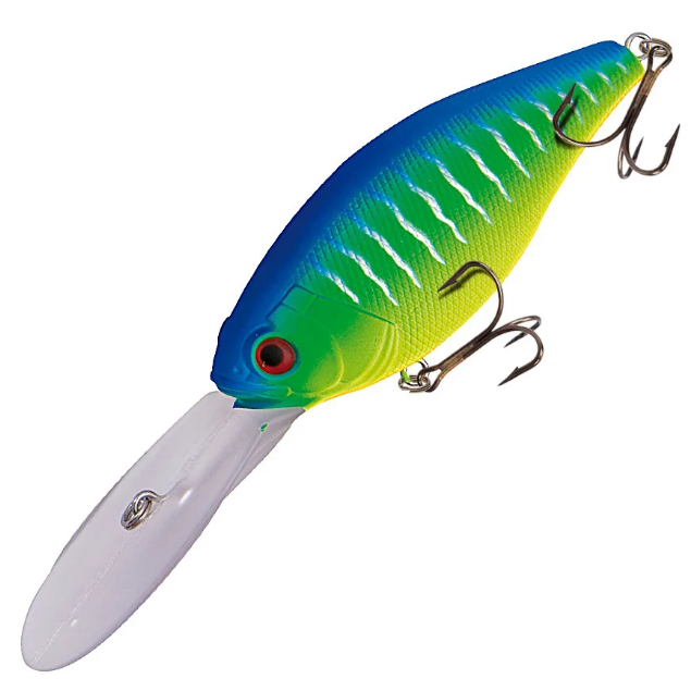 

Воблер Nomura Deep Crank 80 мм 28.7 г STRIPED CHARTREUSE Blue/Green