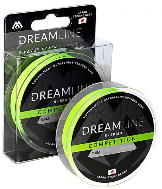 

Шнур рыболовный Mikado Dream Line Competition 150 м 0.12 мм 10.21 кг fluo Green