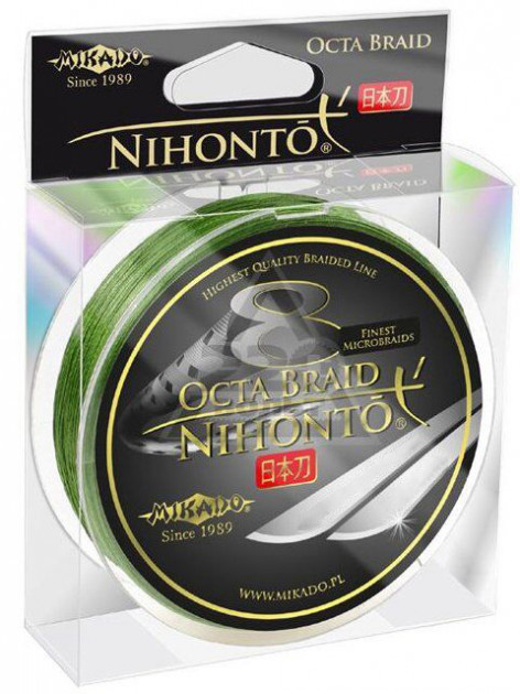 

Шнур рыболовный Mikado Nihonto 8 Octa Braid 150 м 0.35 мм 35.40 кг Green