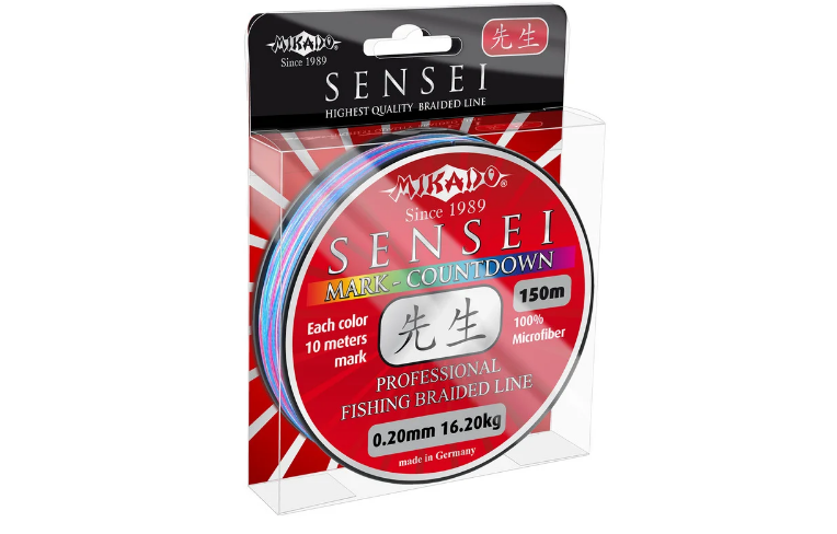 

Шнур рыболовный Mikado Sensei Mark-Countdown 150 м 0.22 мм 17.3 кг Мulticolor