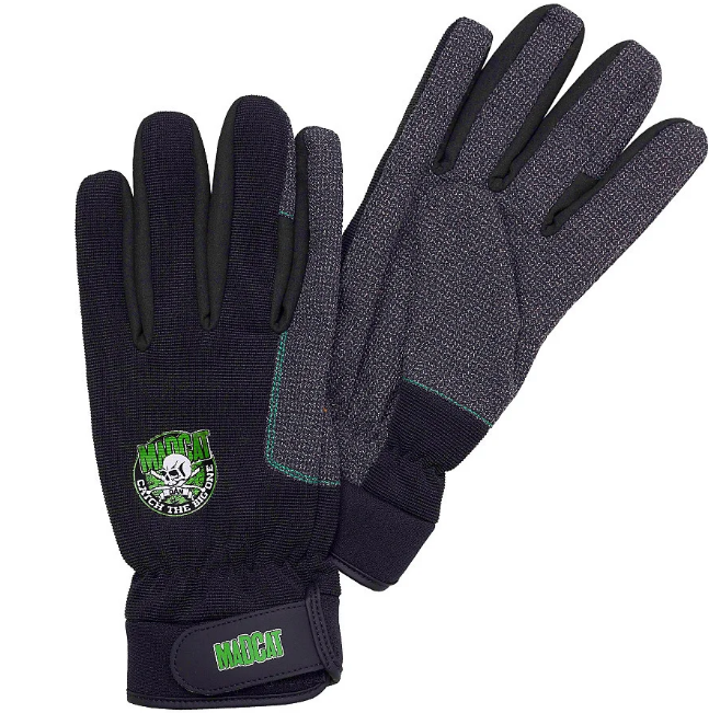 

Перчатки рыболовные для ловли сома DAM MADCAT Pro Gloves M/L Black/Grey