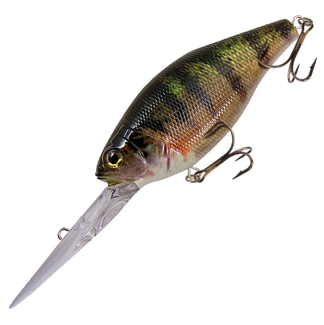 

Воблер Nomura Deep Crank 80 мм 28.7 г REAL PERCH Вlack/Gold