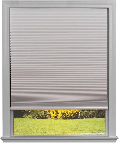 

Беспроводные тканевые сотовые шторы-плиссе Redi Shade Easy Lift Trim-at-Home Светоблокирующие 59х162 см Натуральный бежевый