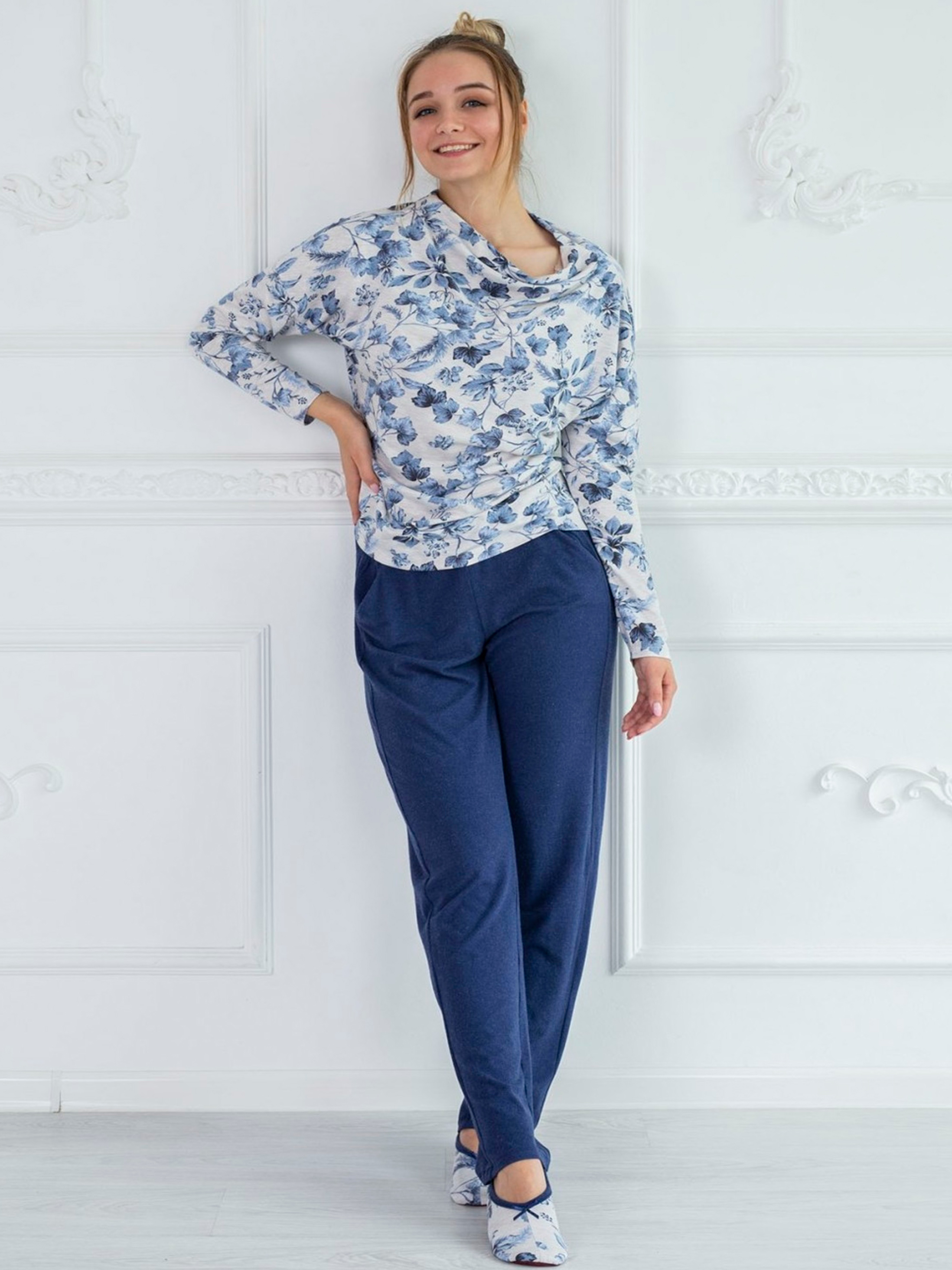 

Пижама Leinle 1013  Синяя, Пижама Leinle 1013 XL Синяя