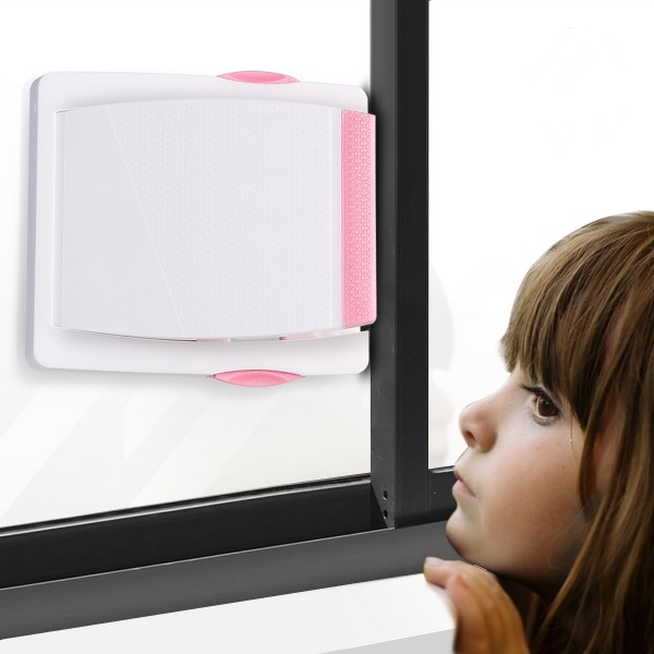 

Блокиратор на окна и шкаф-купе Baby Safety A02 (белый с розовым)