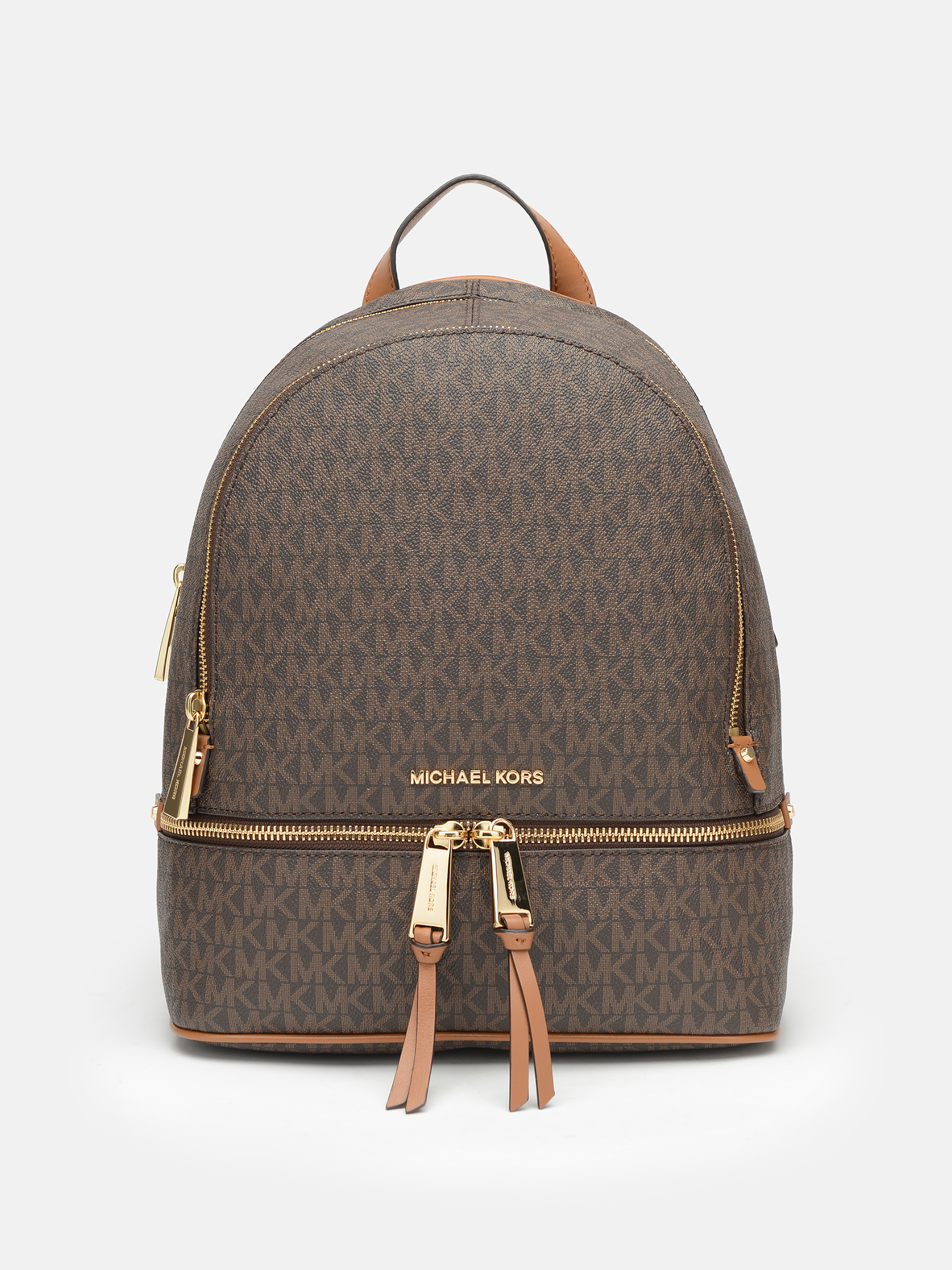 

Женская сумка Michael Kors Rhea Zip 30S7GEZB1B-200 Brown