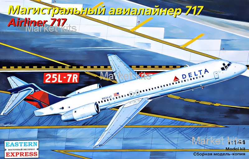 

Магистральный авиалайнер 717 "Delta" 1:144 Eastern Express (EE144124)