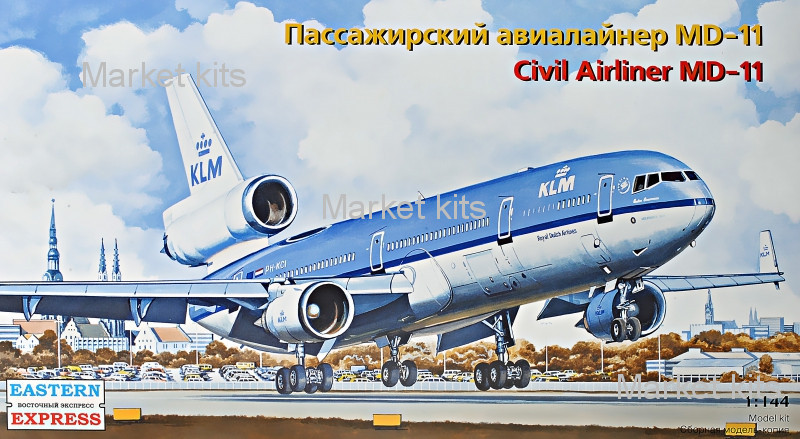 

Пассажирский авиалайнер MD-11, KLM 1:144 Eastern Express (EE144102)