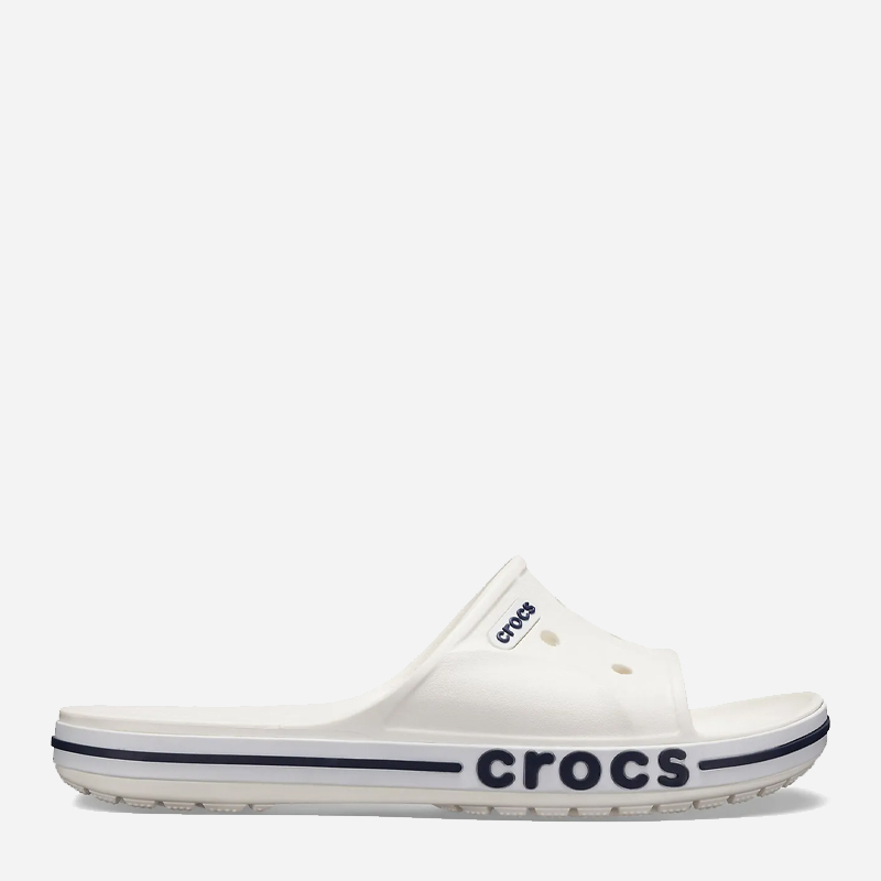 Акція на Жіночі шльопанці для пляжу Crocs Bayaband Slide 205392-126 37-38 (M5/W7) 23 см Білі від Rozetka