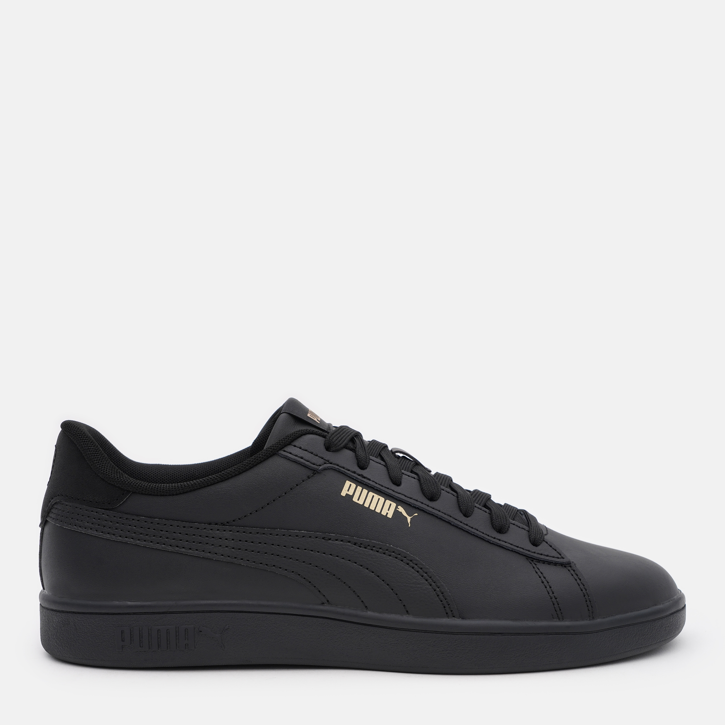 Акція на Чоловічі кеди низькі Puma Smash 3.0 L 39098710 40 (6.5UK) 25.5 см Puma Black-Puma Gold-Puma Black від Rozetka