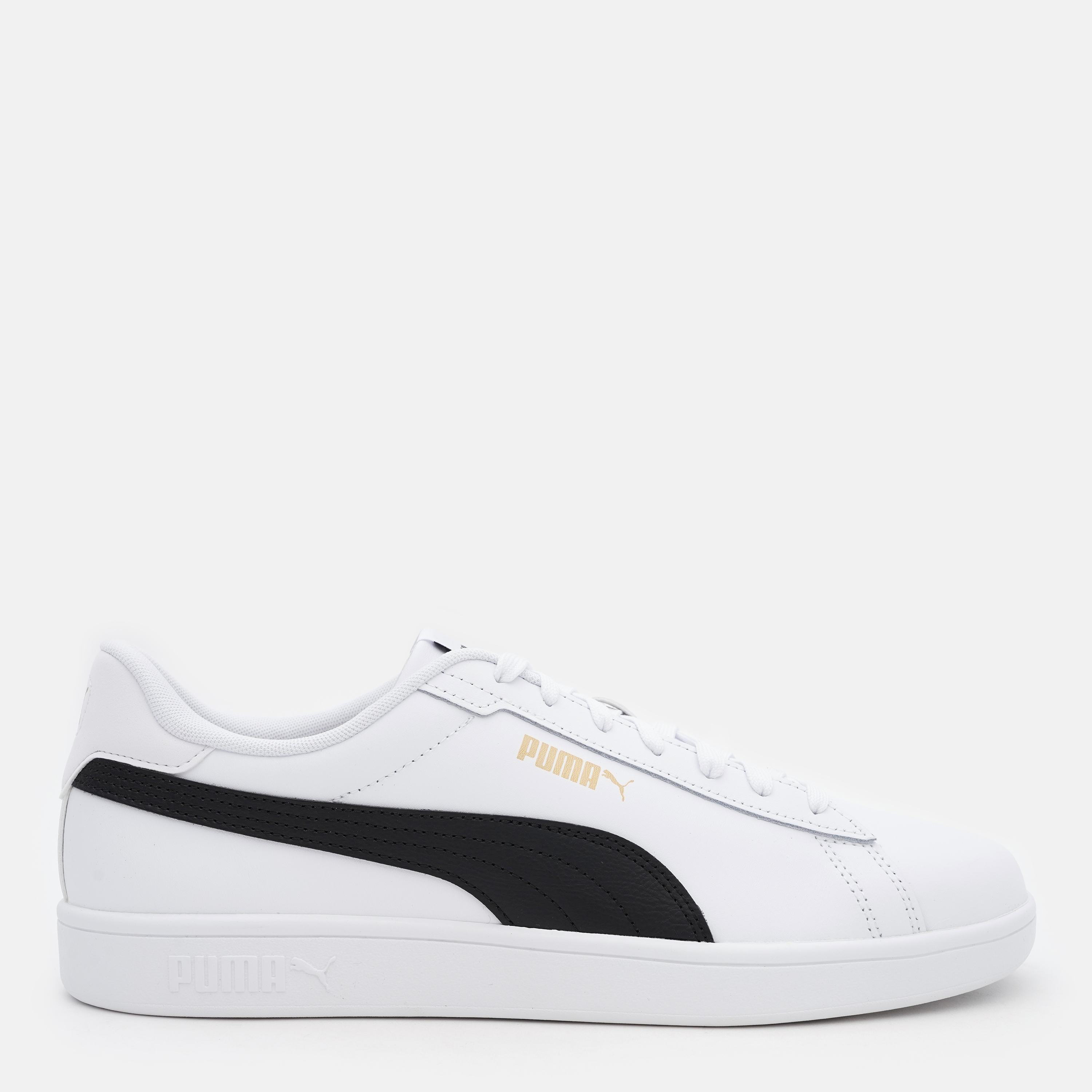 Акція на Чоловічі кеди низькі Puma Smash 3.0 L 39098711 43 (9UK) 28 см Puma White-Puma Black-Puma Gold від Rozetka