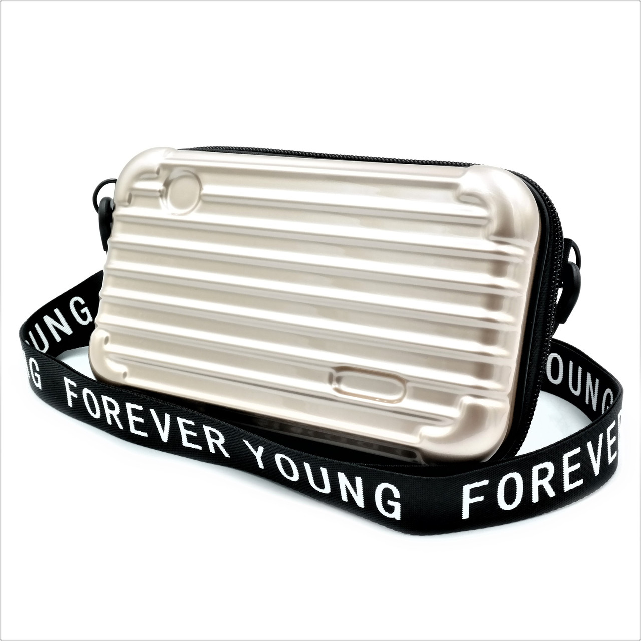 

Женская сумка на плечо Forever young 18х10х6 см Золотистый 000147566