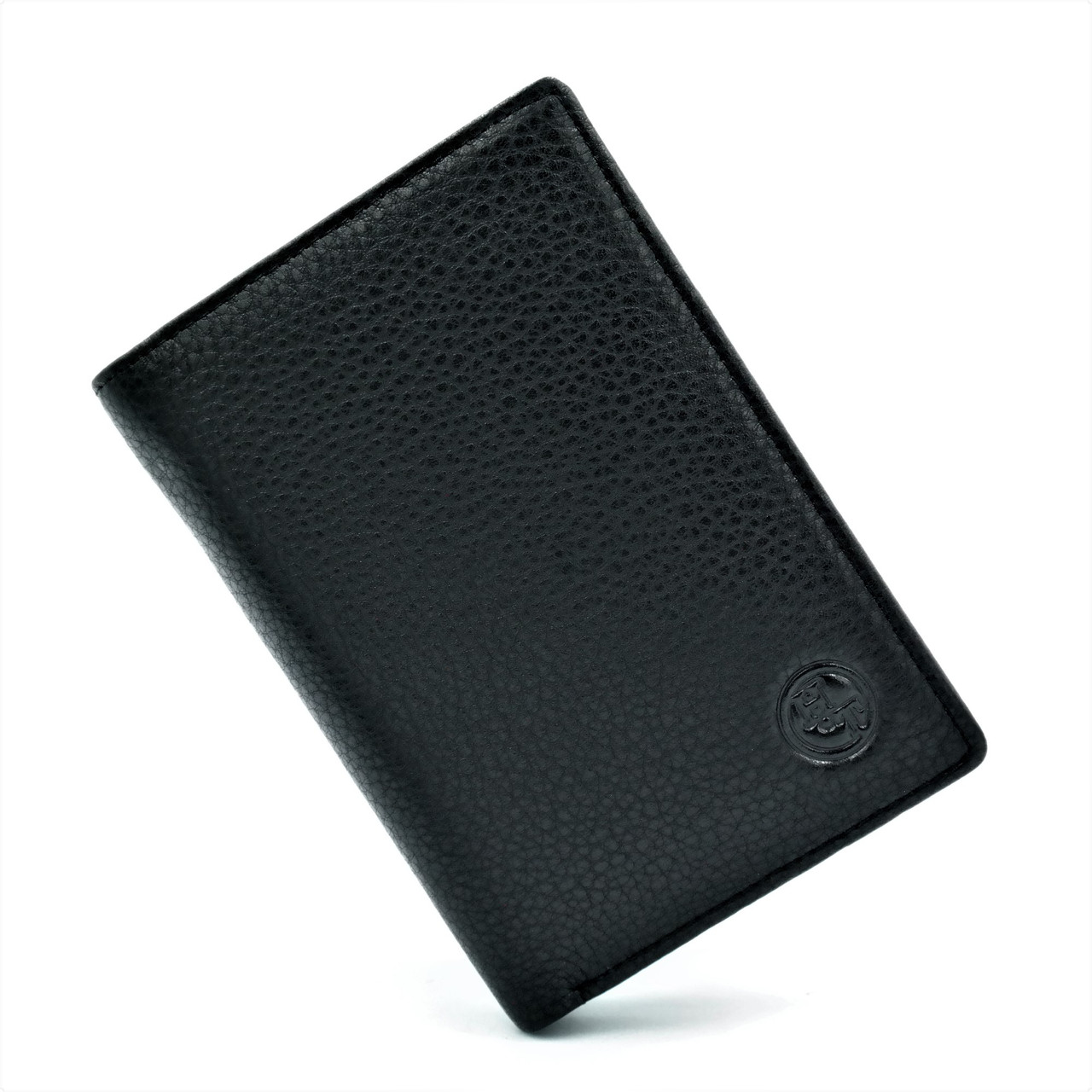 

Мужской кожаный кошелек H.T.Leather 13,5х9,5х2,5 см Черный 000146406