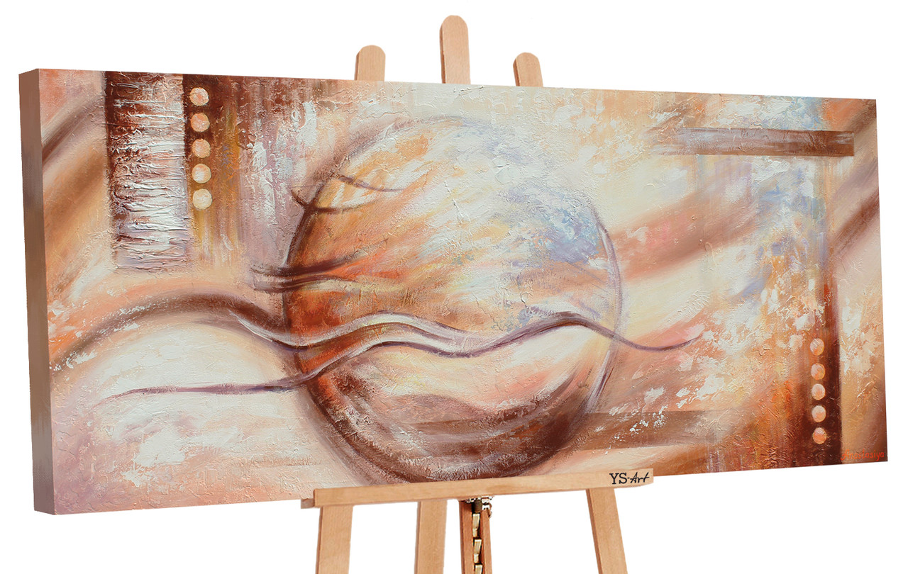 

100% Рисованая картина акриловыми красками на холсте YS-Art 115х50см