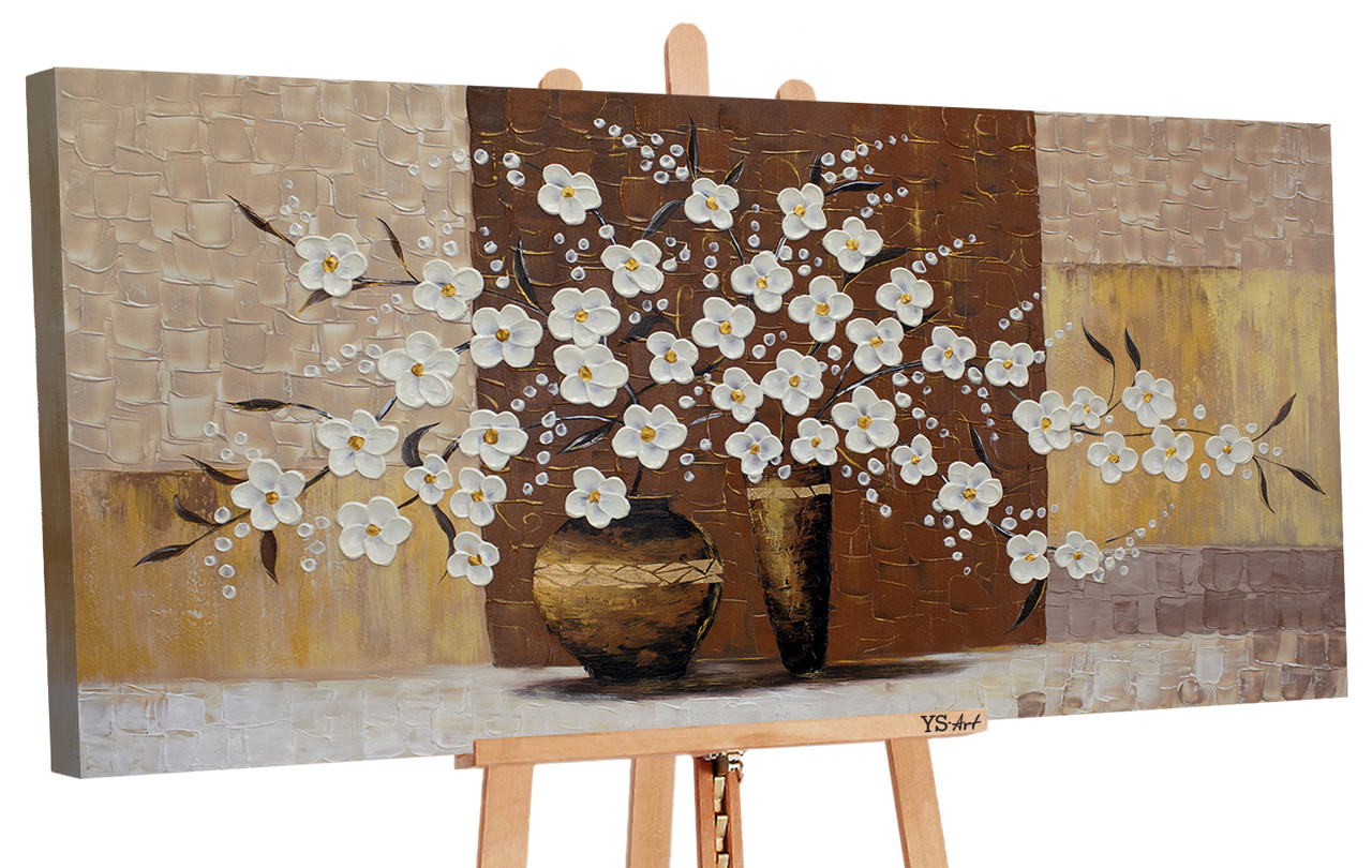 

100% Рисованая картина акриловыми красками на холсте YS-Art 120х60см