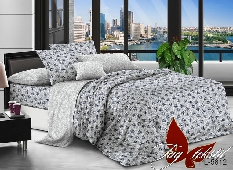 

Постельное белье с компаньоном TAG tekstil King Size Серый 000142701