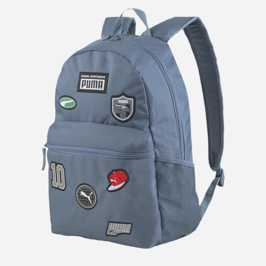 Акція на Рюкзак спортивний тканинний 22 л Puma Patch Backpack 7919402 Голубий від Rozetka