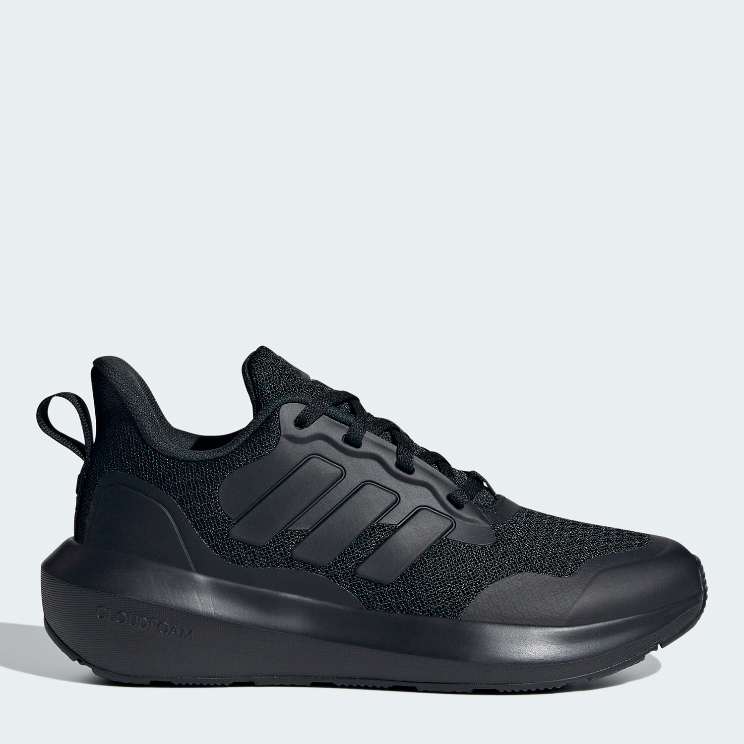 Акція на Підліткові кросівки для хлопчика Adidas Fortarun 3.0 J IH2843 37.5 Чорні від Rozetka