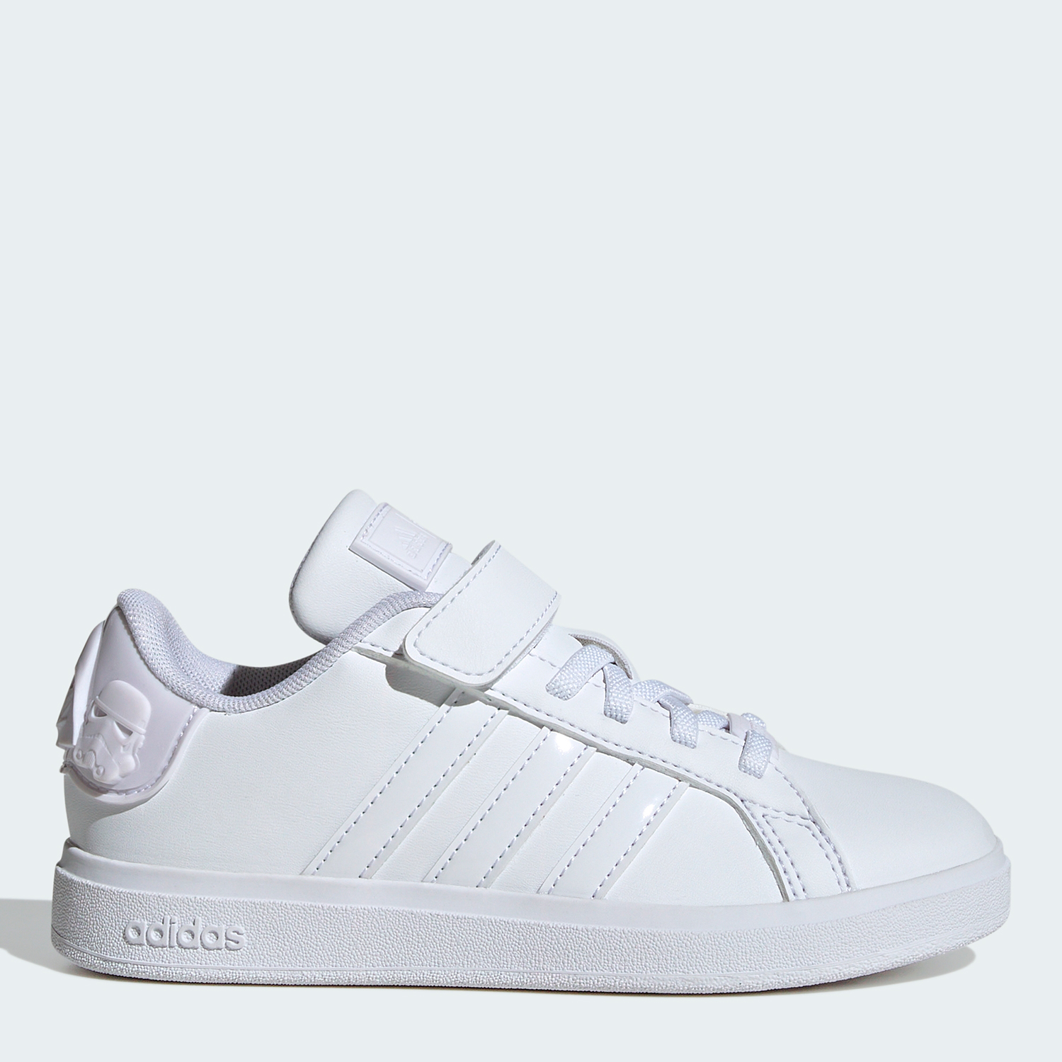 Акція на Дитячі кеди для дівчинки Adidas Star Wars Grand Court 2.0 El C IH7576 28 Білі від Rozetka