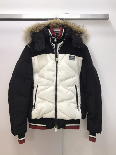 

Куртка зимняя удлинённая с натуральной опушкой Wisdom 11572 176 см Черный, белый