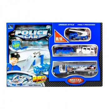 

Ігровий набір трек Поліція 29 елементів Cheng Mei Toys CM557-32
