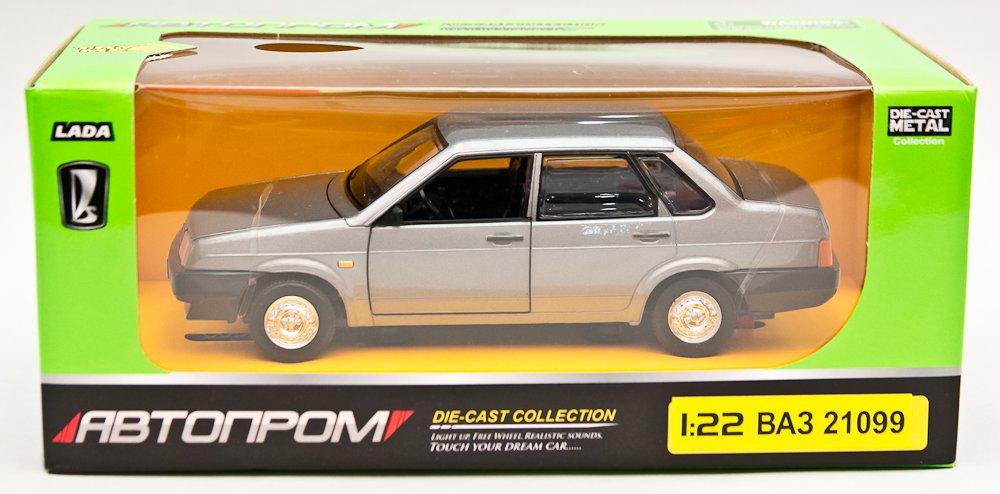 

Машинка инерционная ВАЗ 21099 из серии Автопром (серебристая)