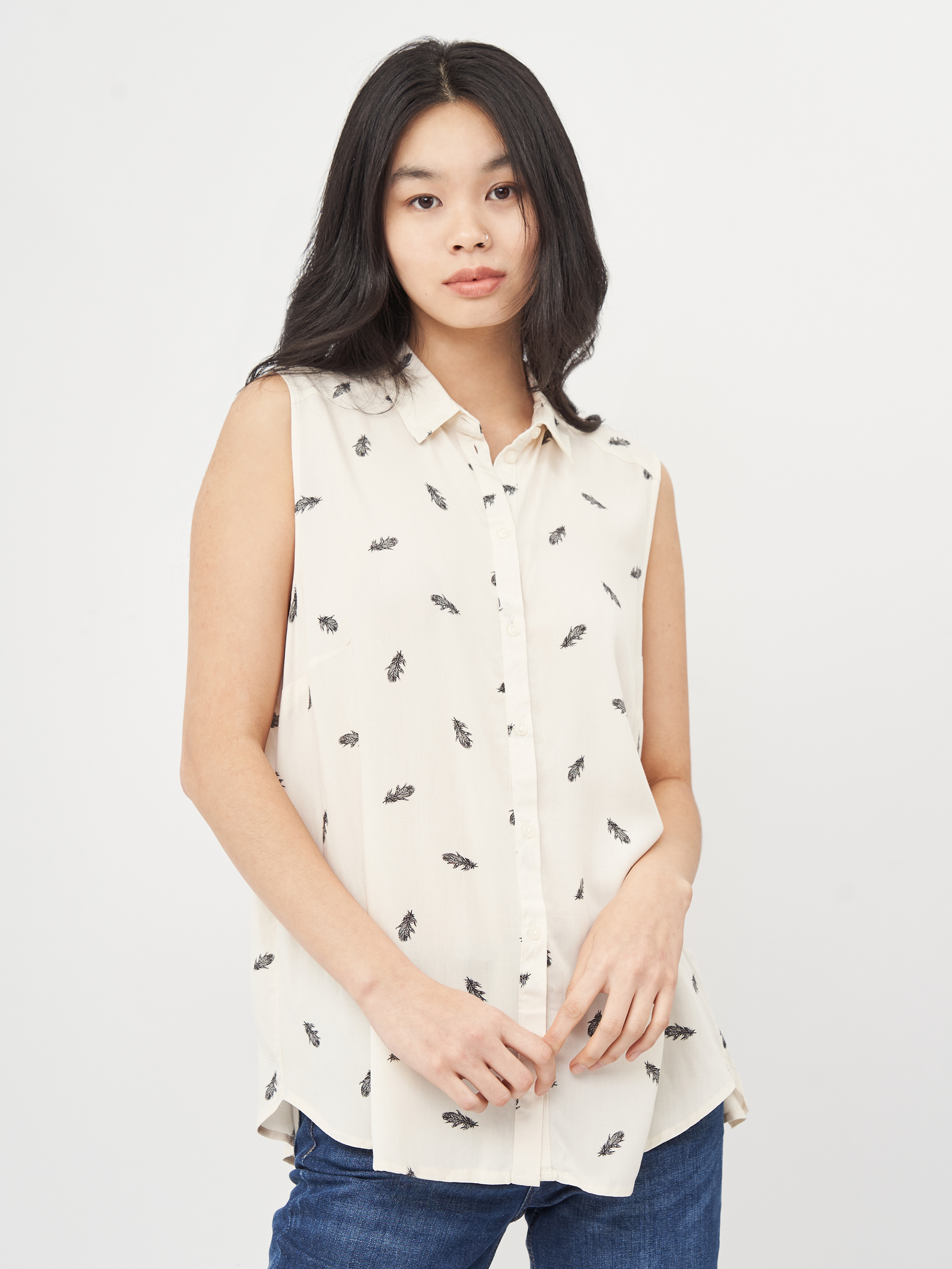 

Блузка H&M KK5854408 44 Молочная