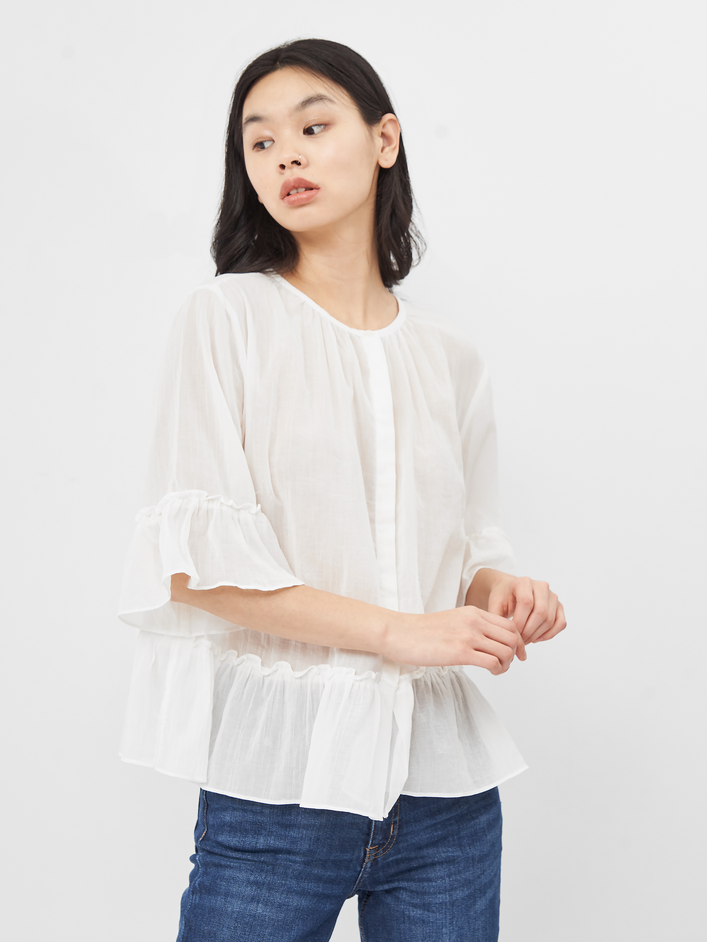 

Блузка H&M KK6521987 46 Белая