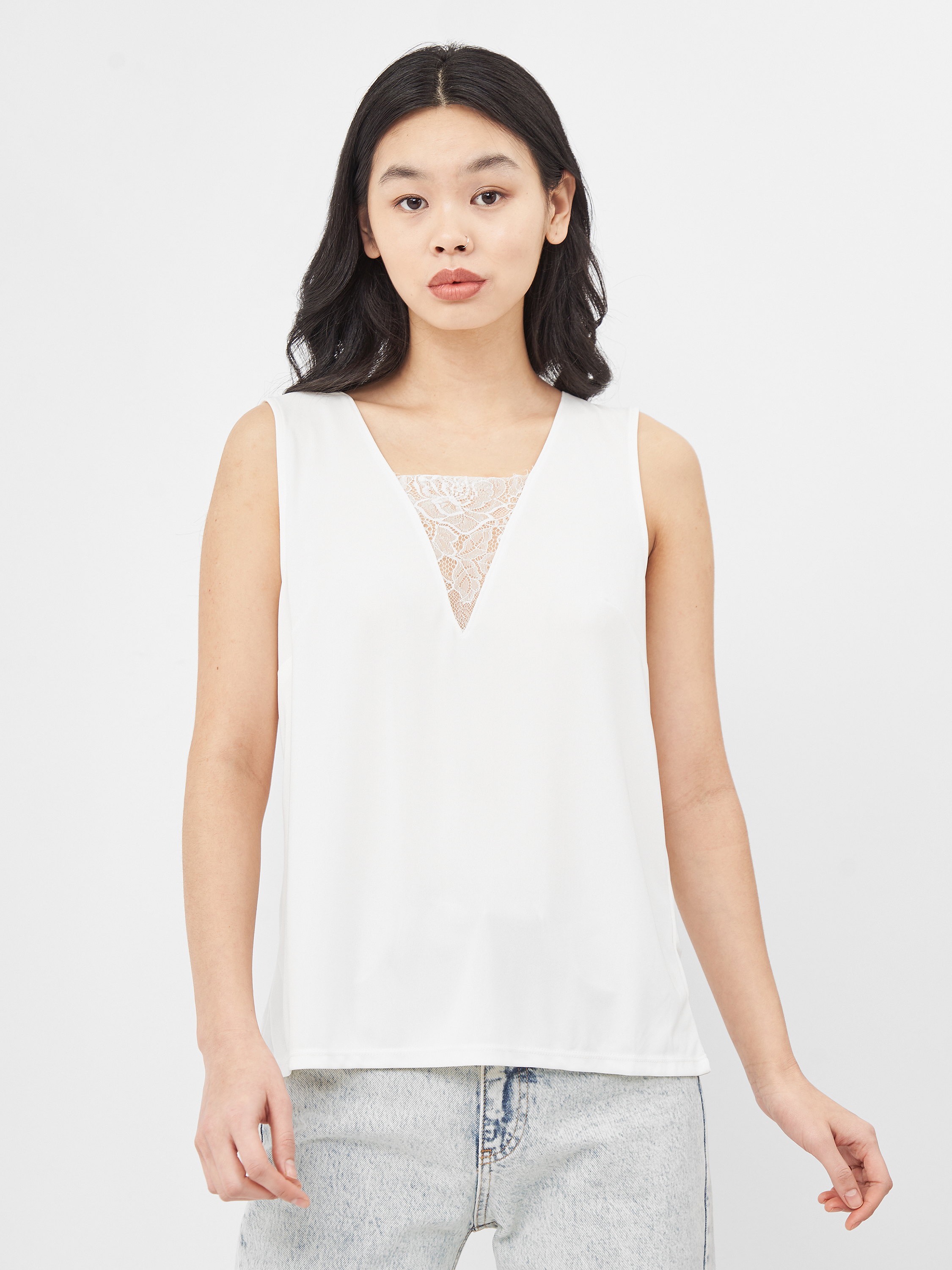 

Блузка H&M KK6808668 S Белая