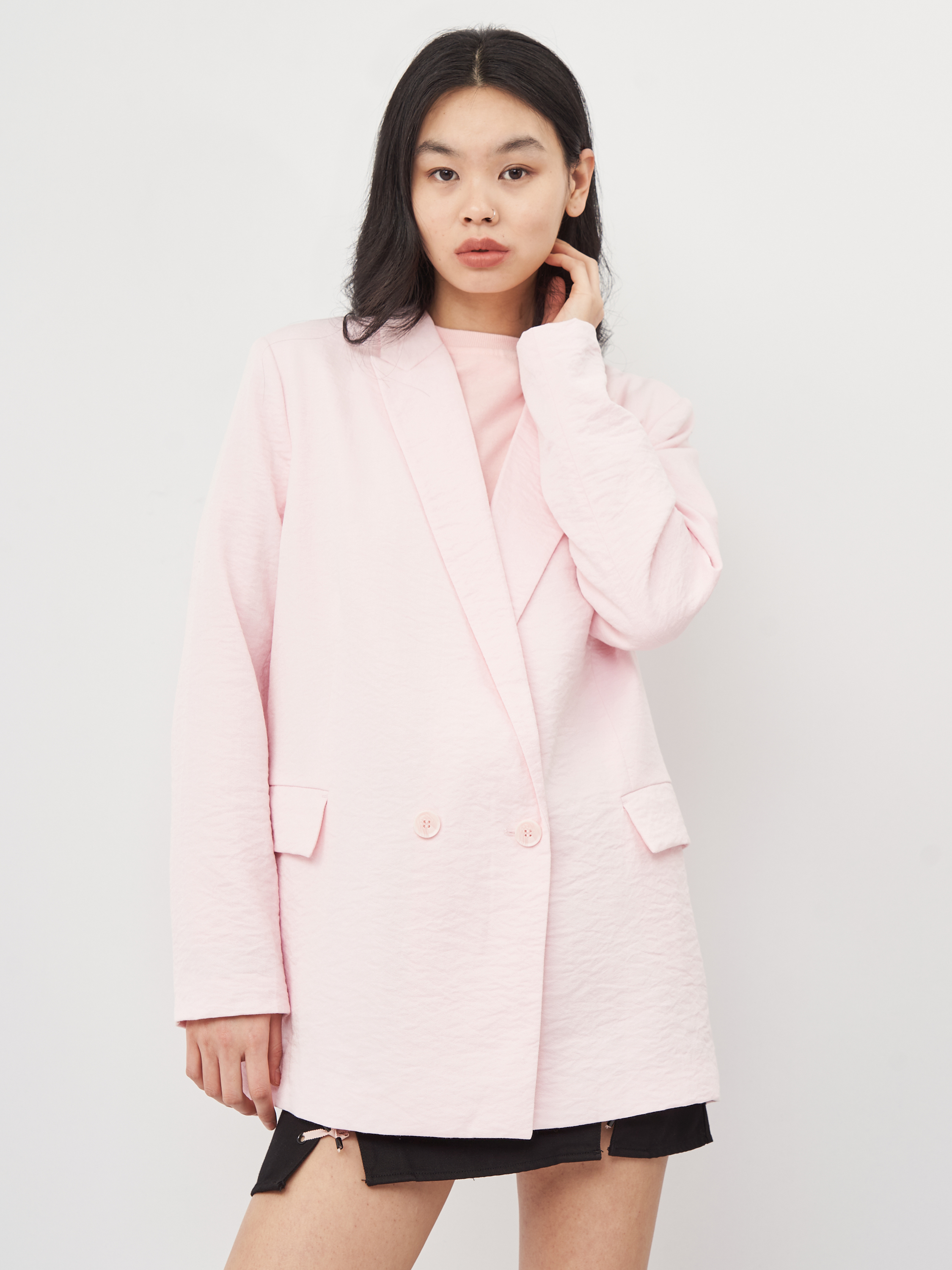 

Жакет H&M KK6511338 48 Светло-розовый