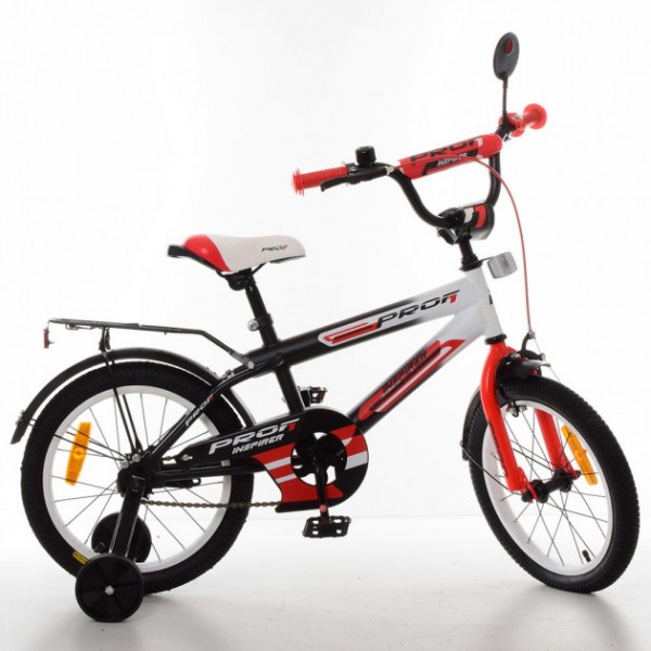 

Велосипед PROFI Inspirer 18" SY1855 Black / White / Red (MAN00173)
