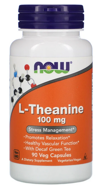 

Аминокислоты в таблетках и капсулах NOW Foods L-Theanine 100 мг - 90 капс