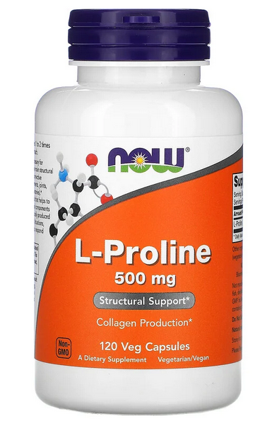

Аминокислоты в таблетках и капсулах NOW Foods L-Proline 500 мг - 120 капс
