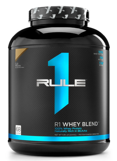 

Комплексный протеин Rule 1 Whey Blend - 2308 г - Кофе мокко