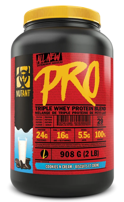 

Сывороточный протеин MUTANT Mutant PRO - 908 гр - cookies & cream