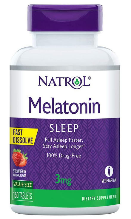 

Мелатонин Natrol Melatonin 3mg Fast Dissolve - 150 таб