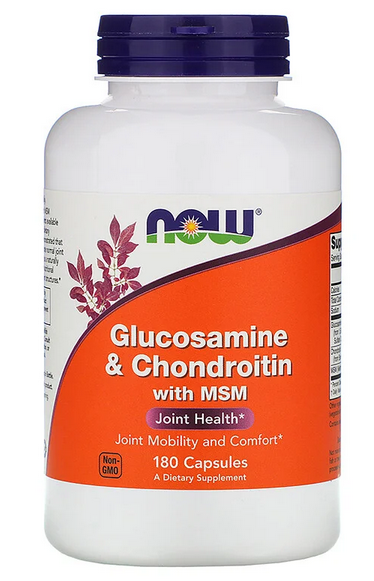 

Глюкозамин и Хондроитин NOW Foods Glucosamine Chondroitin MSM - 180 капс
