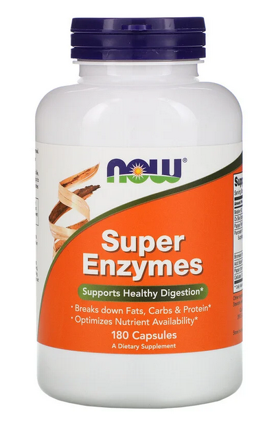 

Другие добавки NOW Foods Super Enzymes 180 капс