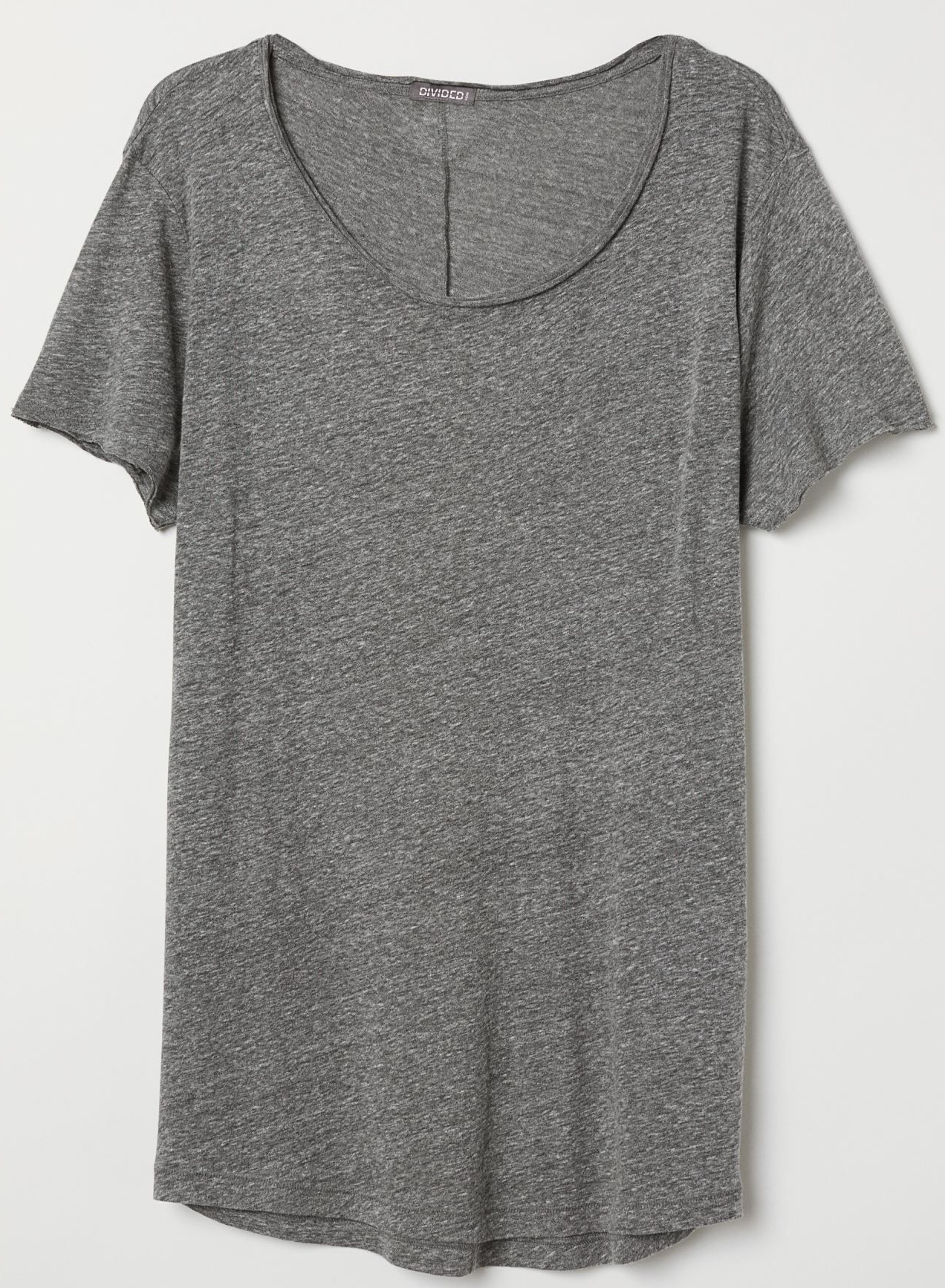 

Футболка H&M 4492636RP12 S Серая меланж