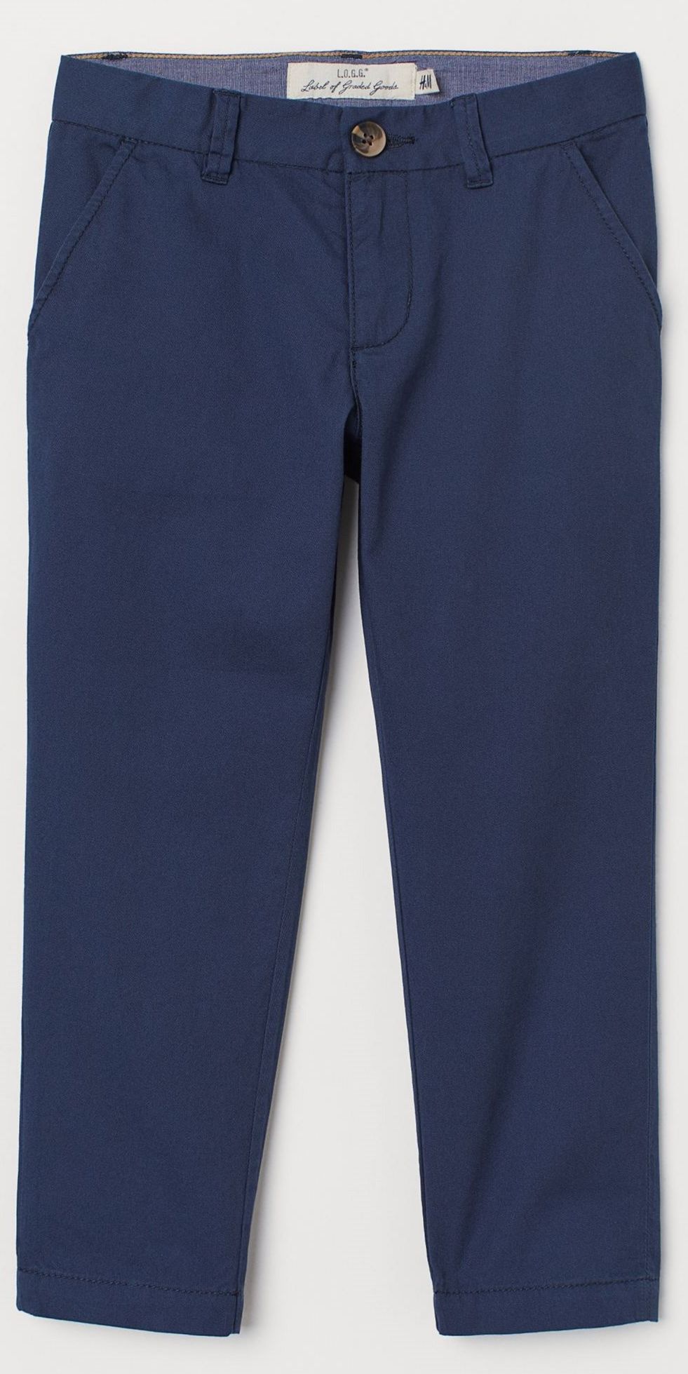 

Брюки H&M 401-6928429 134 см Темно-синие