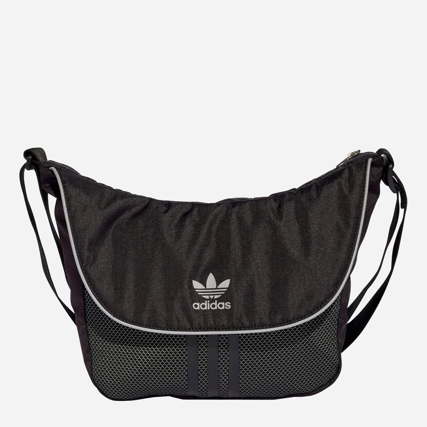 Акція на Спортивна сумка крос-боді через плече жіноча тканинна Adidas Shoulderbag IW8618 Чорна від Rozetka