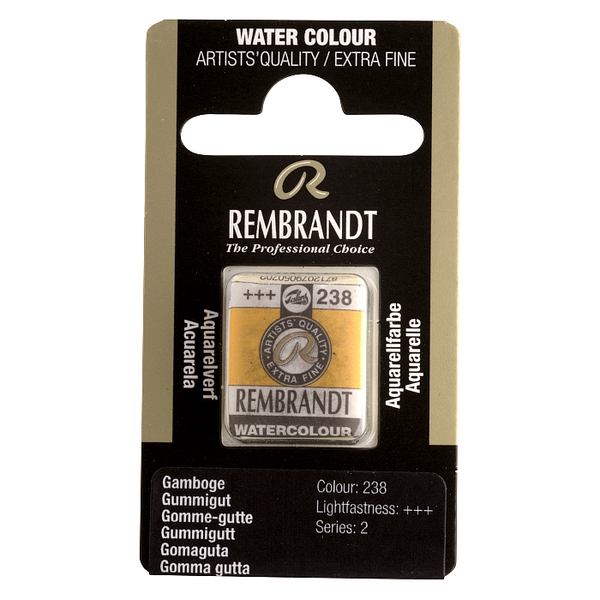 

Краска акварельная Rembrandt 1,8 мл кювета (238) Гуммигут (05862381 )
