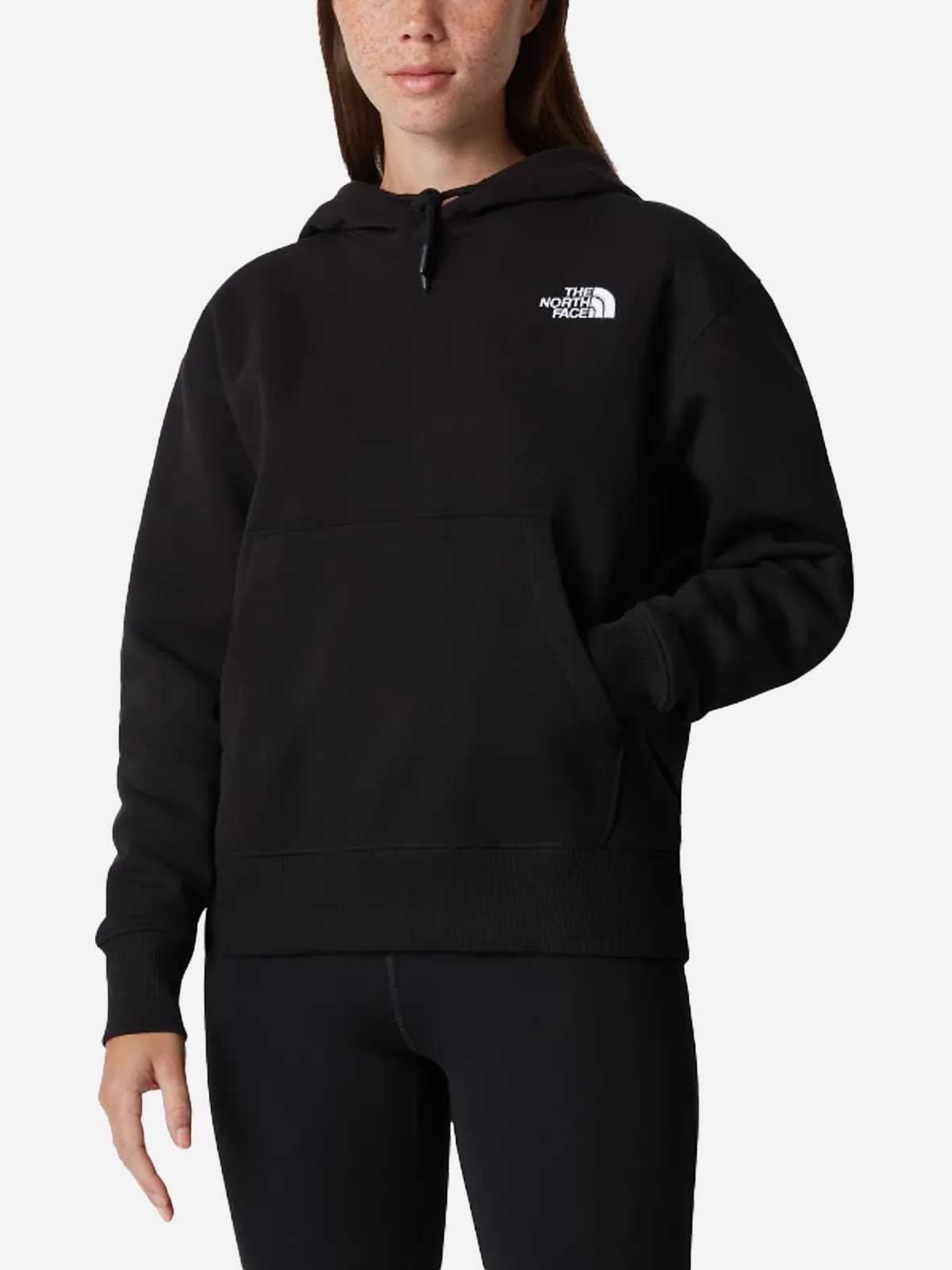 Акція на Худі жіноче The North Face Essential Hoodie W NF0A7ZJDJK3 S Чорне від Rozetka