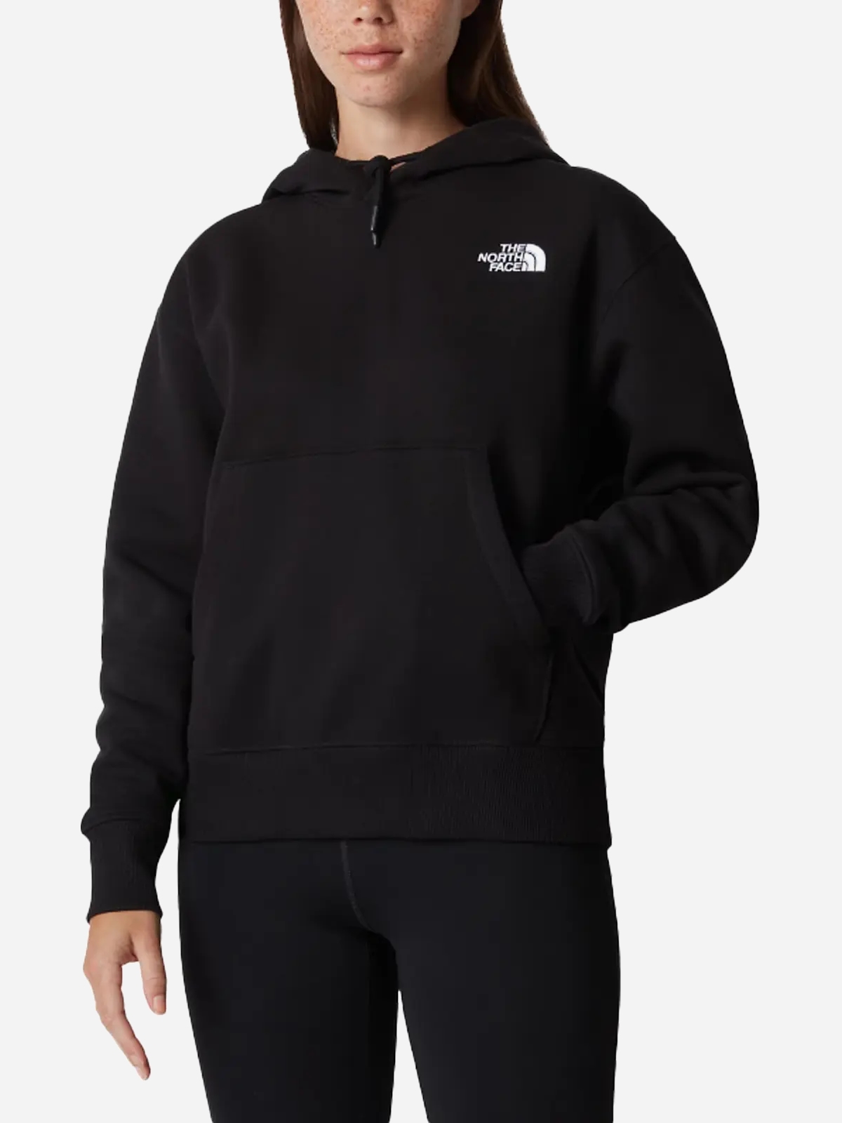 Акція на Худі жіноче The North Face Essential Hoodie W NF0A7ZJDQLI S Чорне від Rozetka