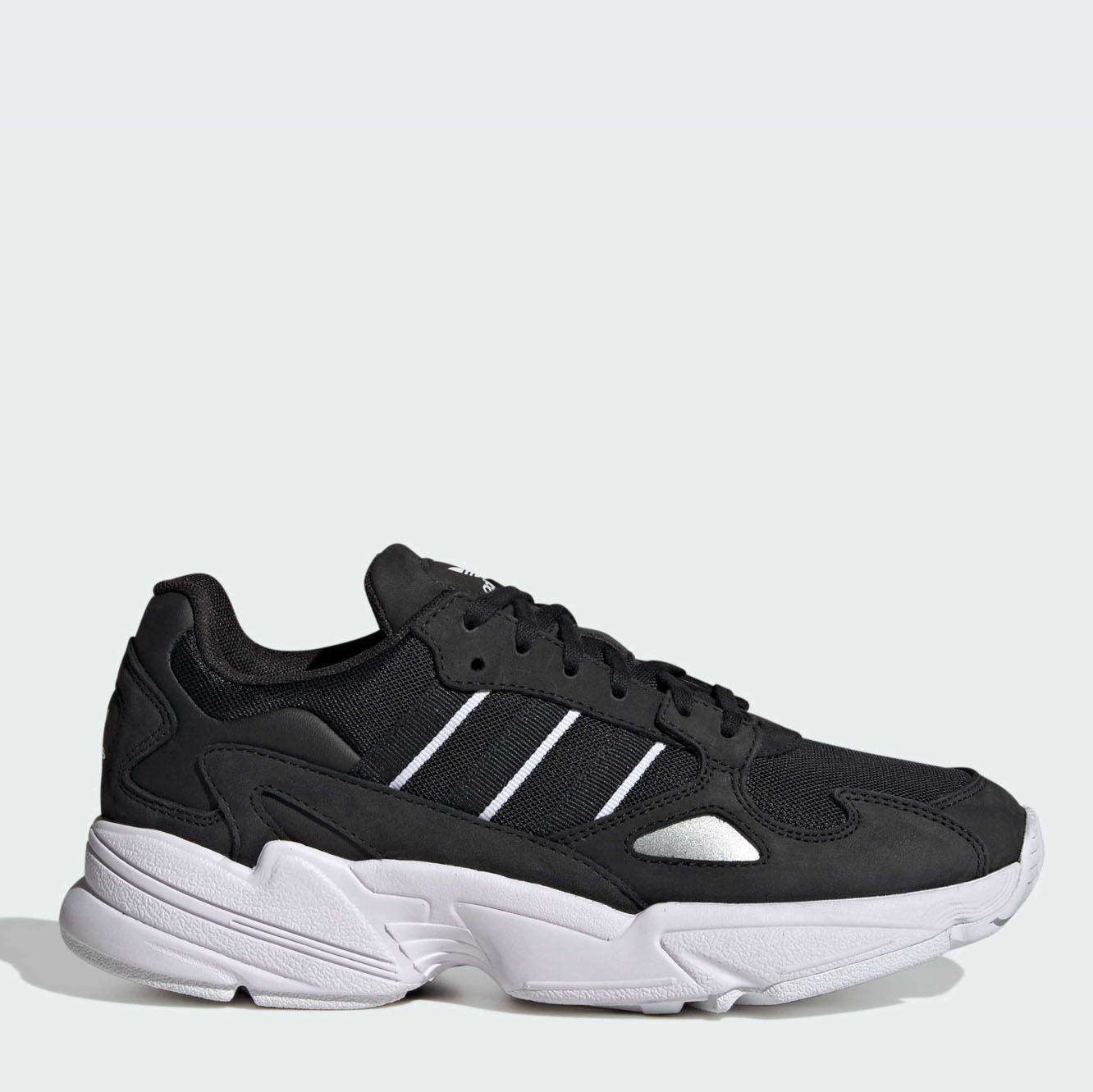 Акція на Жіночі кросівки Adidas Falcon W IG8301 36.5 (4UK) 22.5 см Cblack/Cblack/Ftwwht від Rozetka