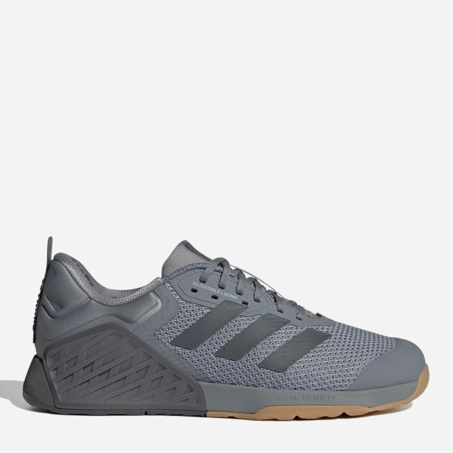 Акція на Чоловічі кросівки для залу Adidas Dropset 3 Trainer ID8627 41.5 (7.5UK) 26 см Grey/Grefiv/Cblack від Rozetka