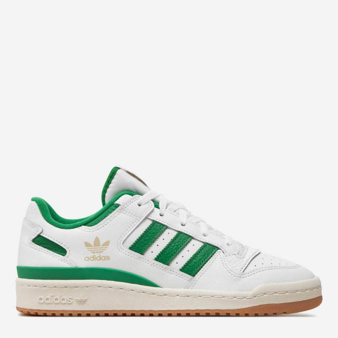 Акція на Чоловічі кеди низькі Adidas Forum Low Cl IH7820 41.5 (7.5UK) 26 см Ftwwht/Green/Clowhi від Rozetka