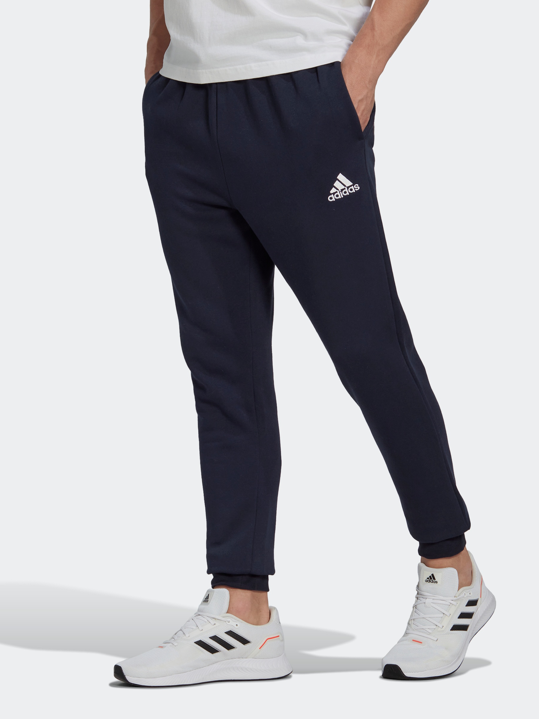 Акція на Спортивні штани утеплені чоловічі Adidas M Feelcozy Pant HL2231 M Legink/White від Rozetka